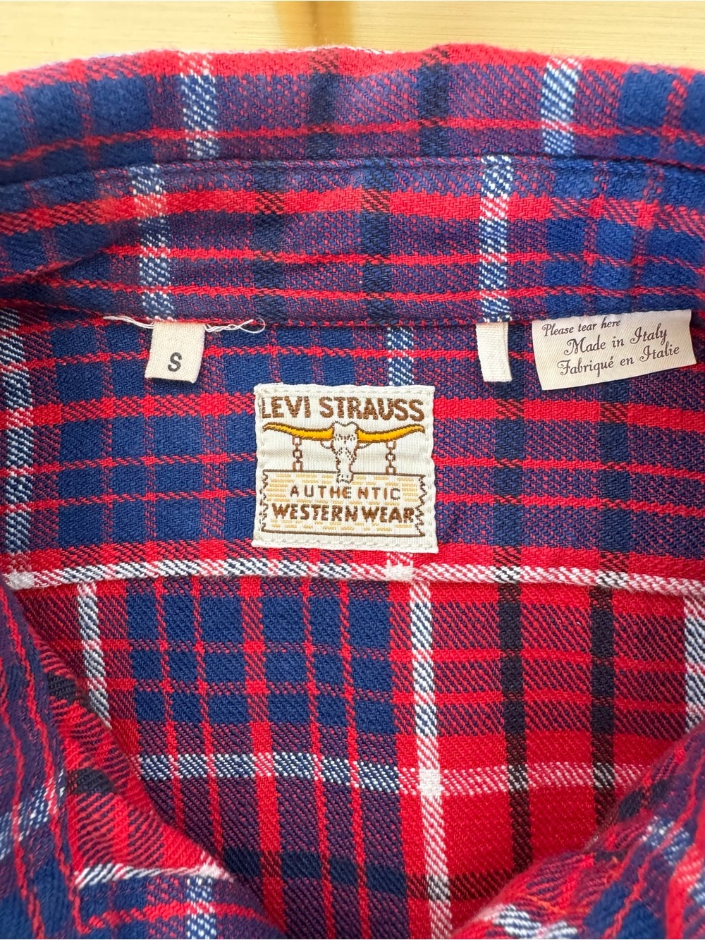 Levi's Vintage Clothing (Made In Italy) - Longhorn Flannel Shirt